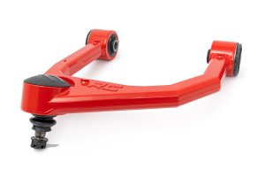 Toyota Tundra Upper Control Arms - Rough Country - Forged Aluminum, 3.5 Inch Lift - Red - '07-'21